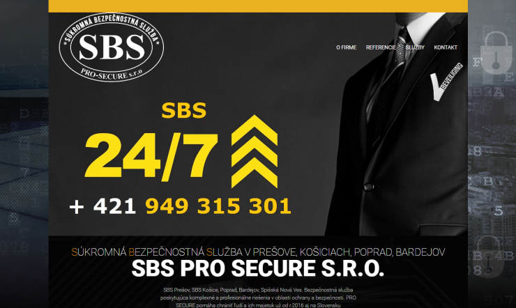 SBS sbs-pro-secure.sk